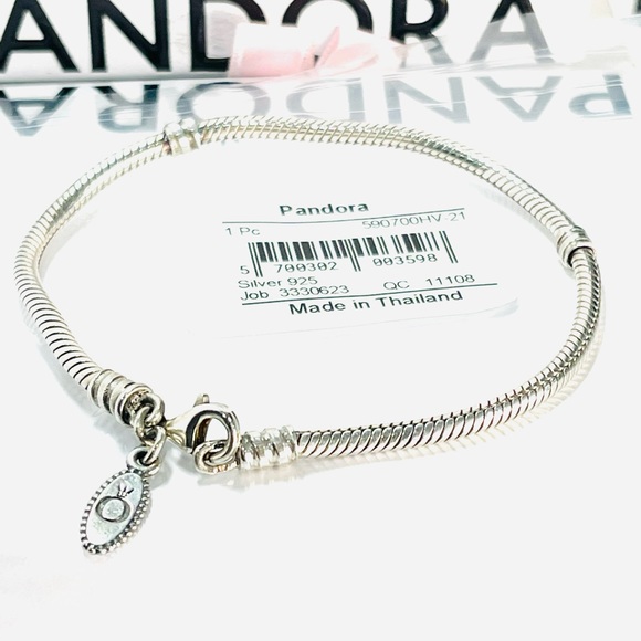 PANDORA Sterling Silver Bracelet with Lobster Clasp - 590700-HV-B - Picture 1 of 7